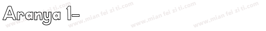 Aranya 1字体转换